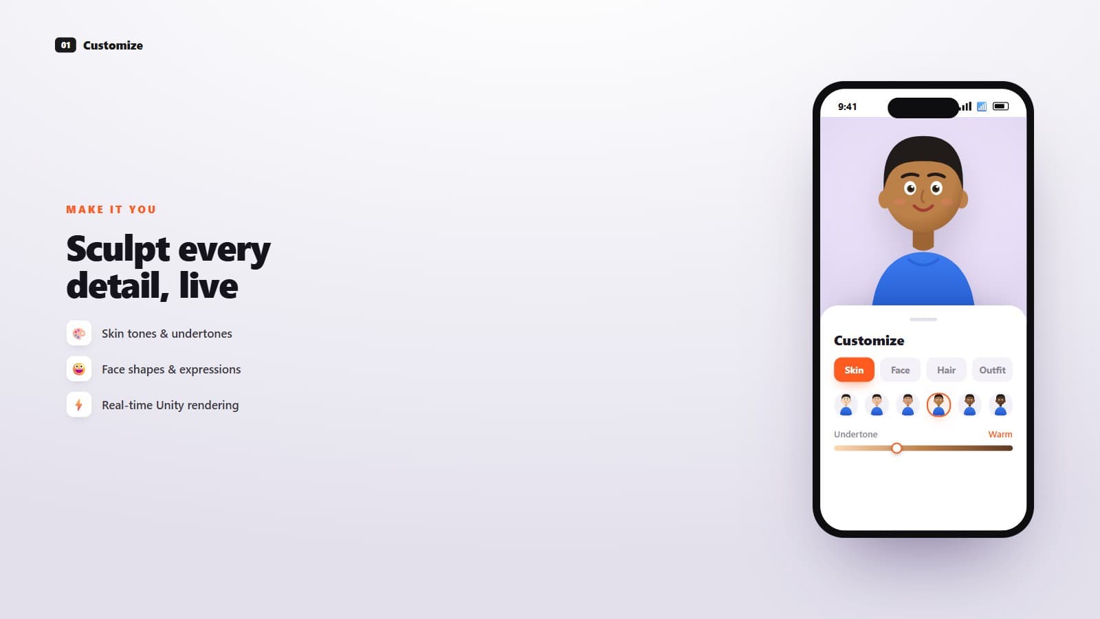 Flutter 3D Avatar Creator visual 1