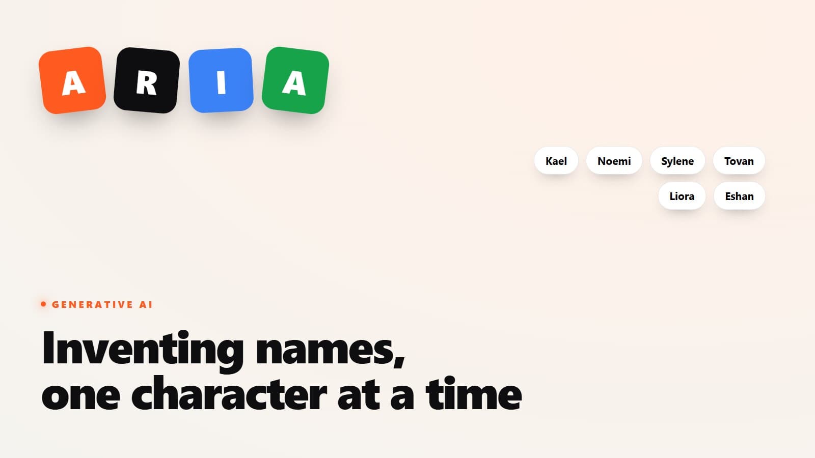 Generating Baby Names
