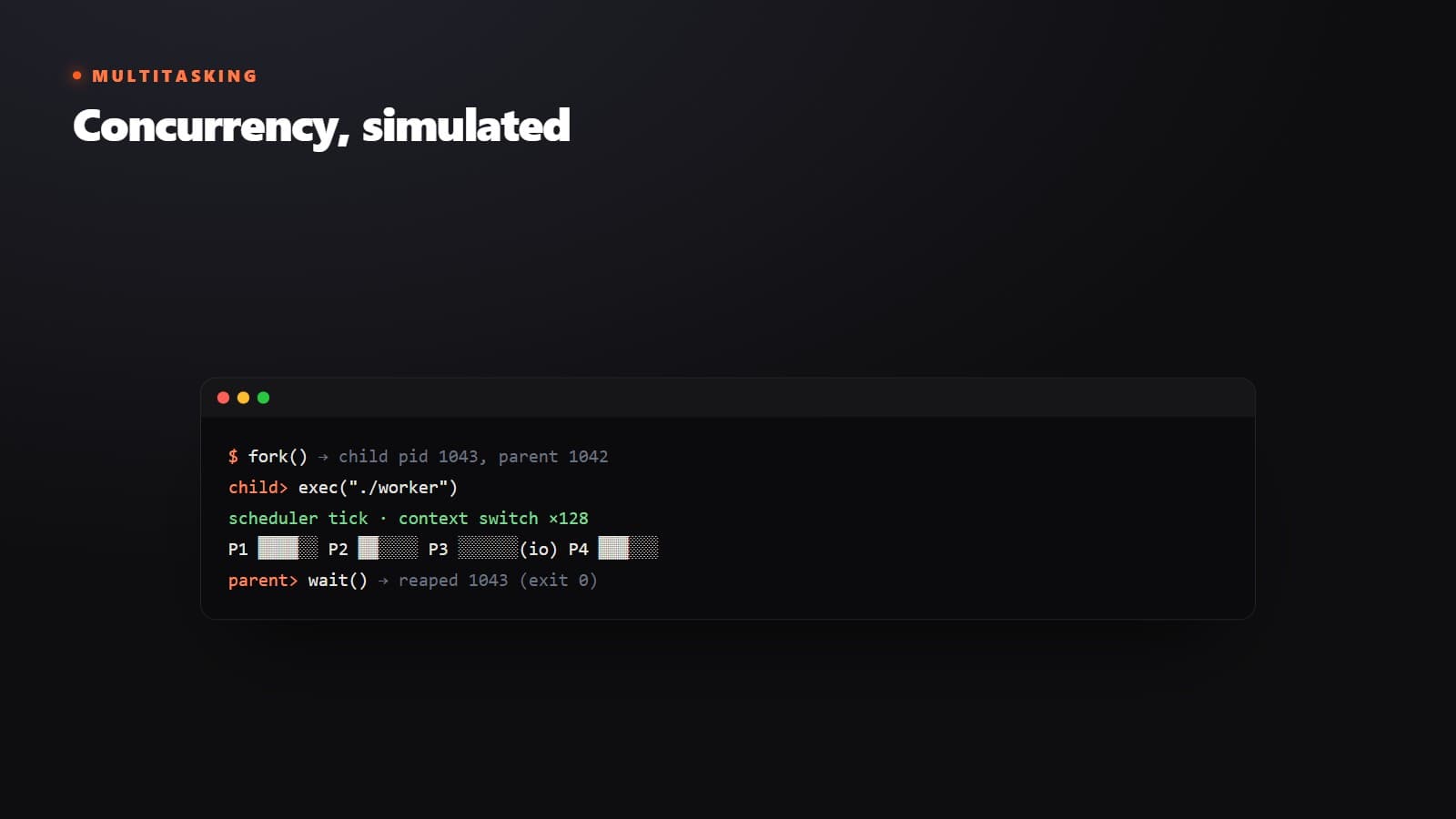 Unix Simulations visual 2